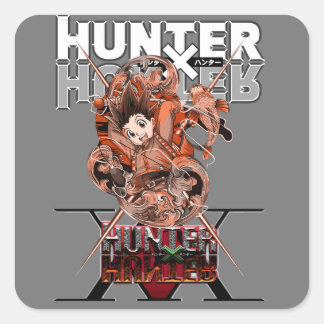 Hunter X Hunter Quadratischer Aufkleber