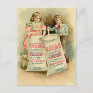 "Hunter's Cream" Vintage-Werbung Postkarte