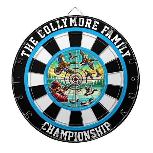 Hunter's Ducks in Flight Art Dartscheibe (vorne)