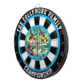 Hunter's Ducks in Flight Art Dartscheibe (Vorderseite rechts)