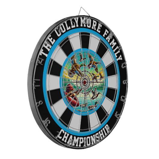 Hunter's Ducks in Flight Art Dartscheibe (Vorderseite Links)