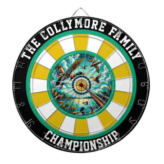 Hunter's Encks Flying Wall Art Dartscheibe (vorne)