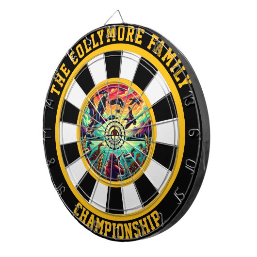 Hunter's Flying Ducks Artwork Dartscheibe (Vorderseite rechts)