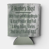 Hunter's Toast Funny Green Camouflage Dosenkühler (Vorderseite)