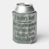 Hunter's Toast Funny Green Camouflage Dosenkühler (Kanne Rückseite)