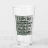 Hunter's Toast Funny Green Camouflage Glas (Vorderseite)