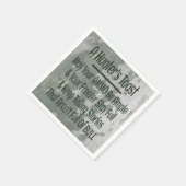 Hunter's Toast Funny Green Camouflage Serviette (Ecke)