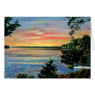 Huntersville North Carolina-Sonnenuntergang auf