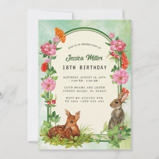Hunting Birthday Party Invitation Einladung