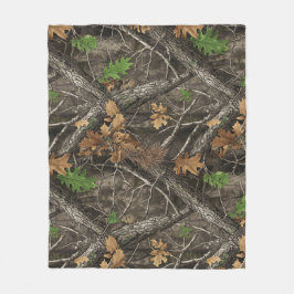 Hunting Camouflage Pattern Fleecedecke