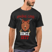 Hunting cayote since 1977 T-Shirt (Vorderseite)