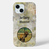 Hunting Crosshairs on Elk personalize Case-Mate iPhone Hülle (Rückseite)