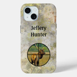 Hunting Crosshairs on Elk personalize Case-Mate iPhone Hülle