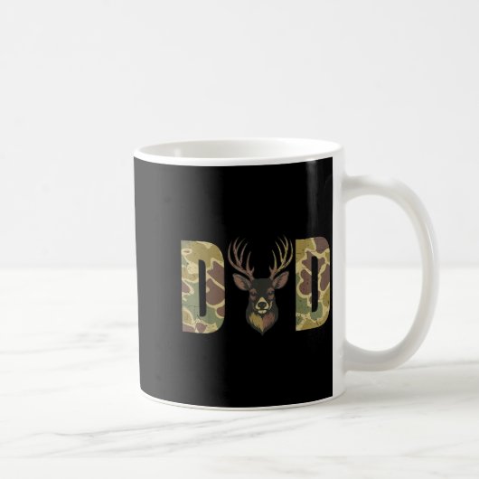 Hunting Dad Camo Deer Hunting Gift From Son Daught Kaffeetasse (Rechts)