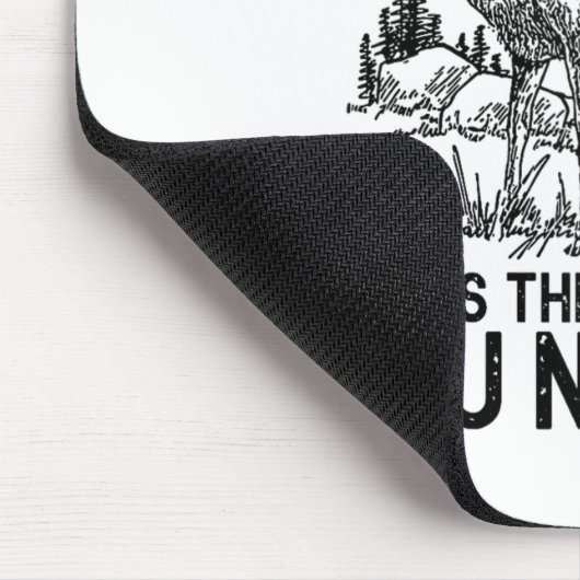 Hunting - Deer Funny Quote Hunter Gift Tank Top  Mousepad (Ecke)