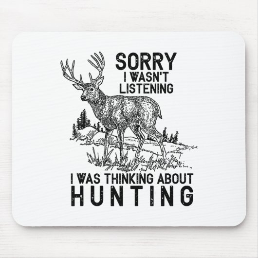Hunting - Deer Funny Quote Hunter Gift Tank Top  Mousepad (Vorne)