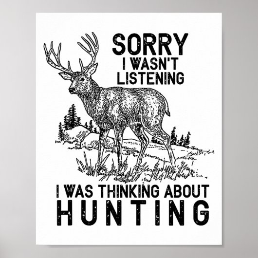 Hunting - Deer Funny Quote Hunter Gift Tank Top Poster (Vorne)