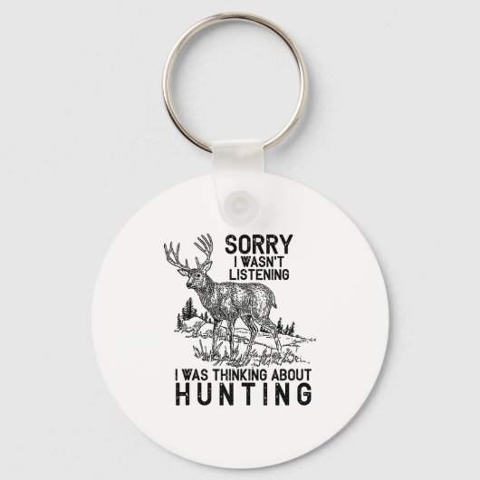Hunting - Deer Funny Quote Hunter Gift Tank Top Schlüsselanhänger (Vorderseite)
