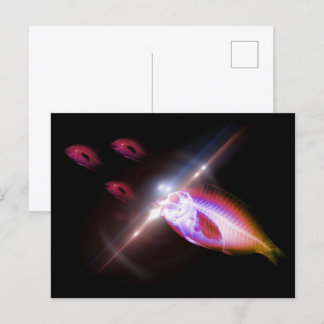 Hunting Dinner X-Ray Fish 1 Postkarte
