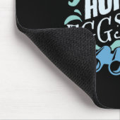 Hunting Eggspert Easter Bunny Egg  Mousepad (Ecke)