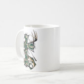 Hunting Fishing Faith - Christian Hunter Fisherman Kaffeetasse (Vorderseite Links)