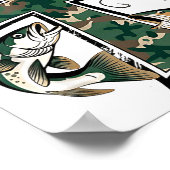 Hunting Fishing Faith - Christian Hunter Fisherman Poster (Ecke)