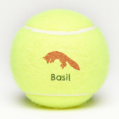 Hunting fox tennis ball (Rückseite)
