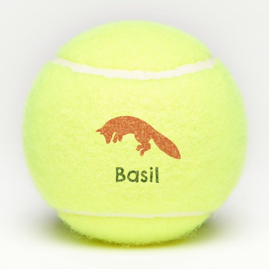 Hunting fox tennis ball (Rückseite)