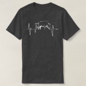 Hunting Heartbeat EKS Wild Boar Pig Hunter Hog Rem T-Shirt (Design vorne)