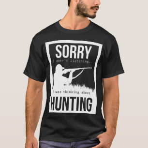 Hunting Hunter Hunting Papa Rifle Forest duckling  T-Shirt