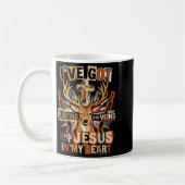 Hunting In My Veins Jesus In Heart Christian Deer Kaffeetasse (Links)