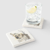 Hunting Life Steinuntersetzer (Seitenansicht)