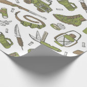 Hunting Pattern Geschenkpapier (Ecke)