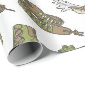 Hunting Pattern Geschenkpapier (Rolleneckpunkt)
