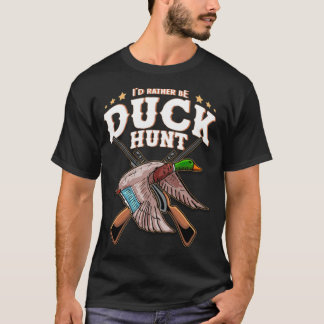Hunting Season Hunter Duck Gift bulldog beagle T-Shirt