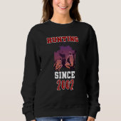 Hunting since 2002 sweatshirt (Vorderseite)