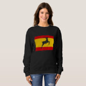 Hunting Spain Flag Season Hunting Espagne Hunter Sweatshirt (Vorne ganz)