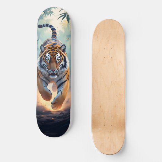 Hunting Tiger Skateboard (Vorderseite)