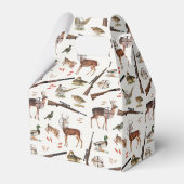 Hunting Wildlife Outdoorsman Pattern Geschenkschachtel (Rückseite)