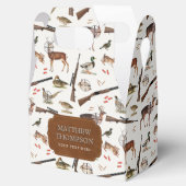 Hunting Wildlife Outdoorsman Pattern Geschenkschachtel (Geöffnet)