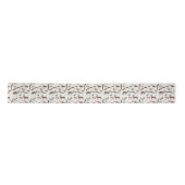 Hunting Wildlife Outdoorsman Pattern Satinband (Vorderseite)