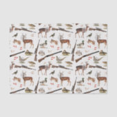 Hunting Wildlife Outdoorsman Pattern Seidenpapier (Vorderseite)