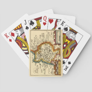 Huntingdonshire Landkreis England Alte antike Kart Spielkarten