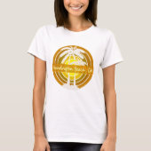 Huntington Beach, CA mit Palmen T-Shirt (Vorderseite)