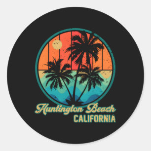 Huntington Beach California Ca Runder Aufkleber