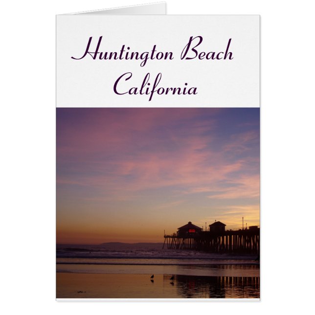 Huntington Beach California Card (Vorne)