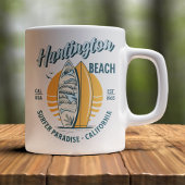 Huntington Beach California Funny California Beach Kaffeetasse