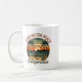 Huntington Beach California Los Angeles Surfer Vin Kaffeetasse (Links)