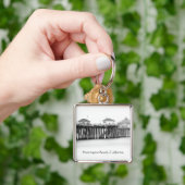 Huntington Beach, California Pier Schlüsselanhänger (Hand)