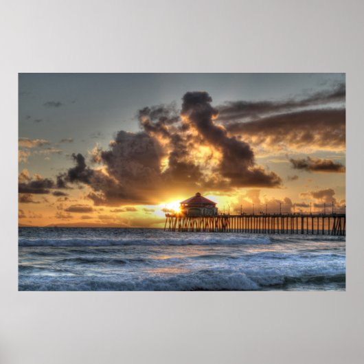 Huntington Beach California Poster (Vorne)